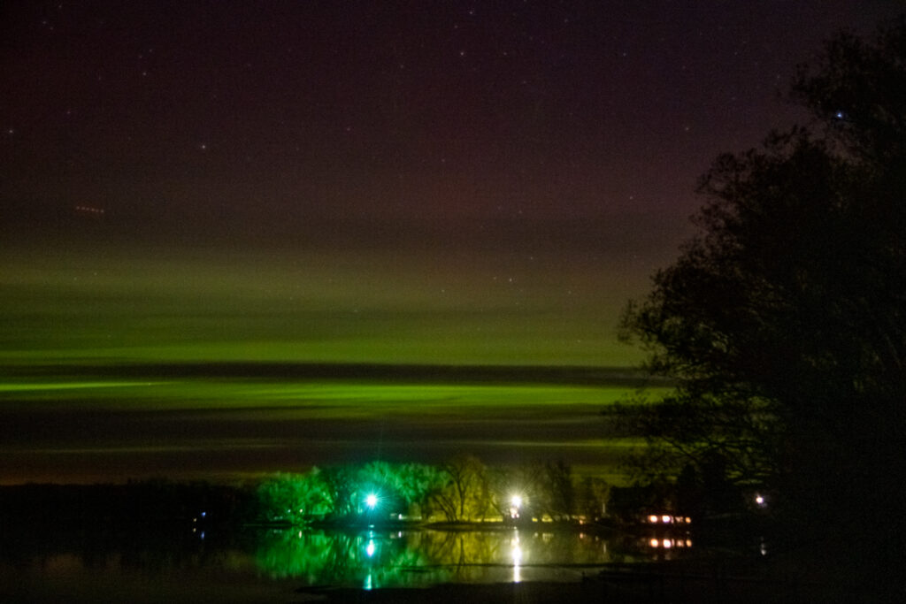 Aurora November 13, 2025 Little Lake Alice North of Scottsbluff, NE Aurora November 13, 2025 Little Lake Alice North of Scottsbluff, NE
